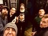 Back stage at the forum