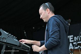 Ben at rye jazz festival