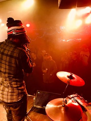 Our view from the stage opening for Pharoahe Monch
